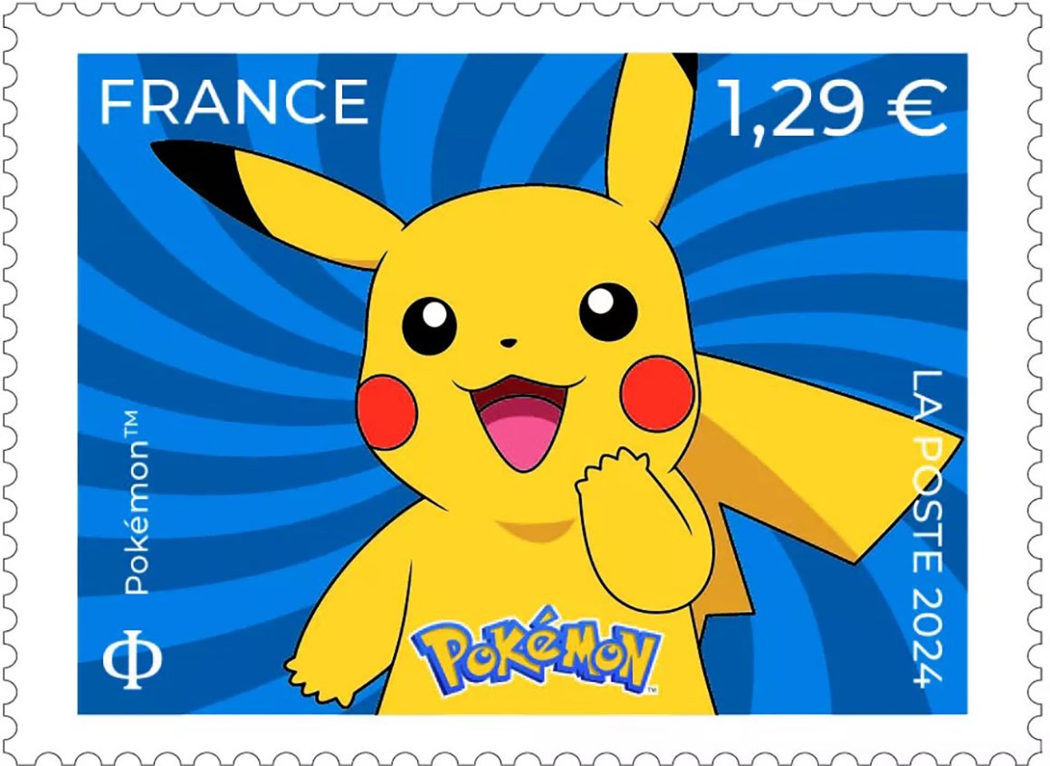 法国邮政推出一系列邮票以纪念神奇宝贝Pokémon