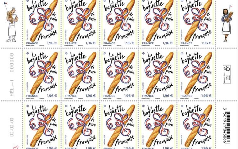 法国邮政推出香味邮票 | 向法式长棍面包的独特致敬
